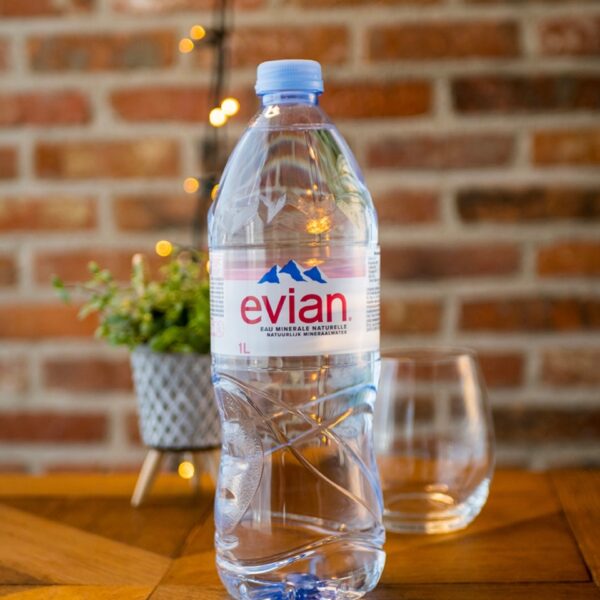 Evian litre