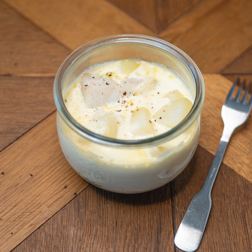 PJ - Dos de lieu noir – Poireaux – Sauce Citron – Pommes de terre