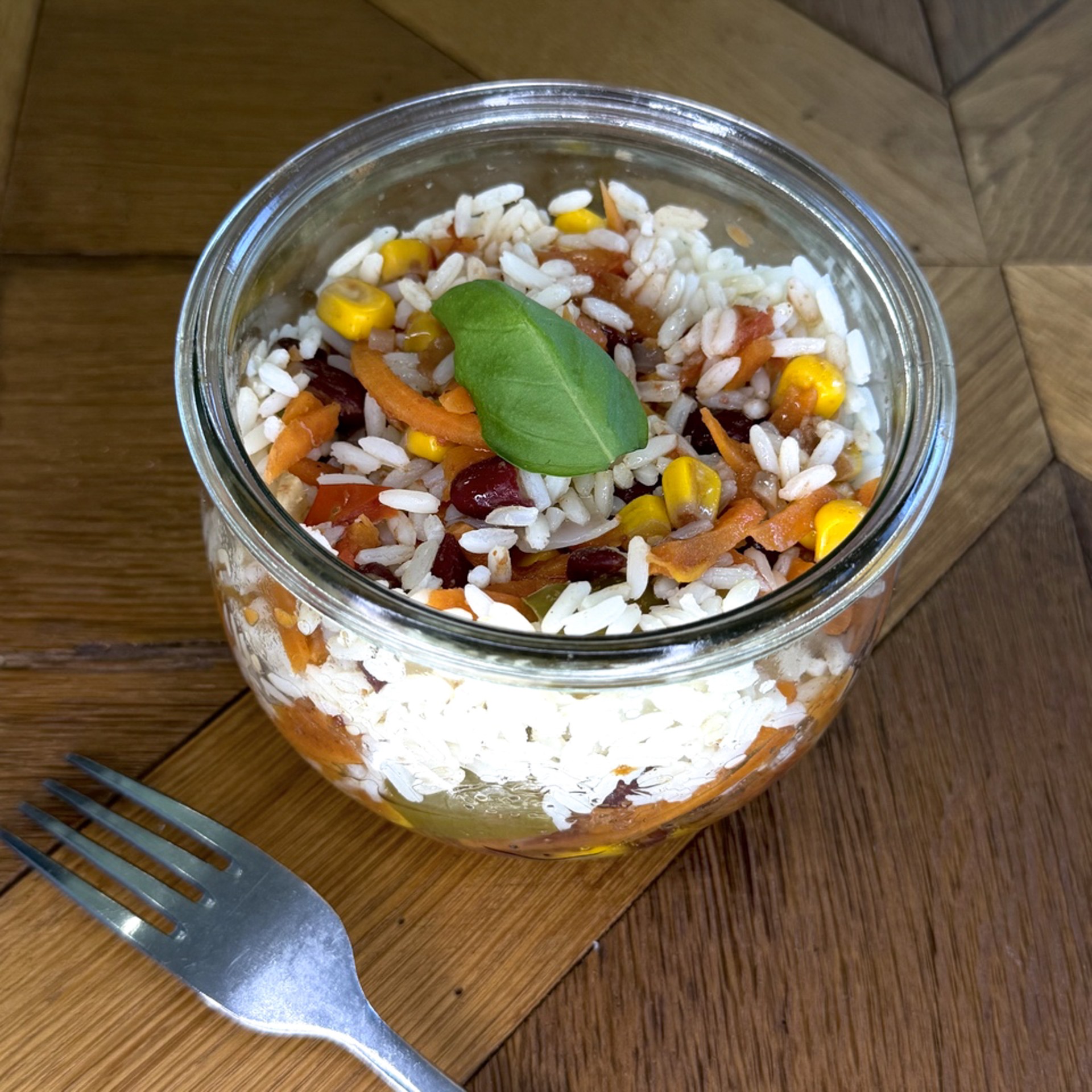 Chili sin carne et riz (vegan)